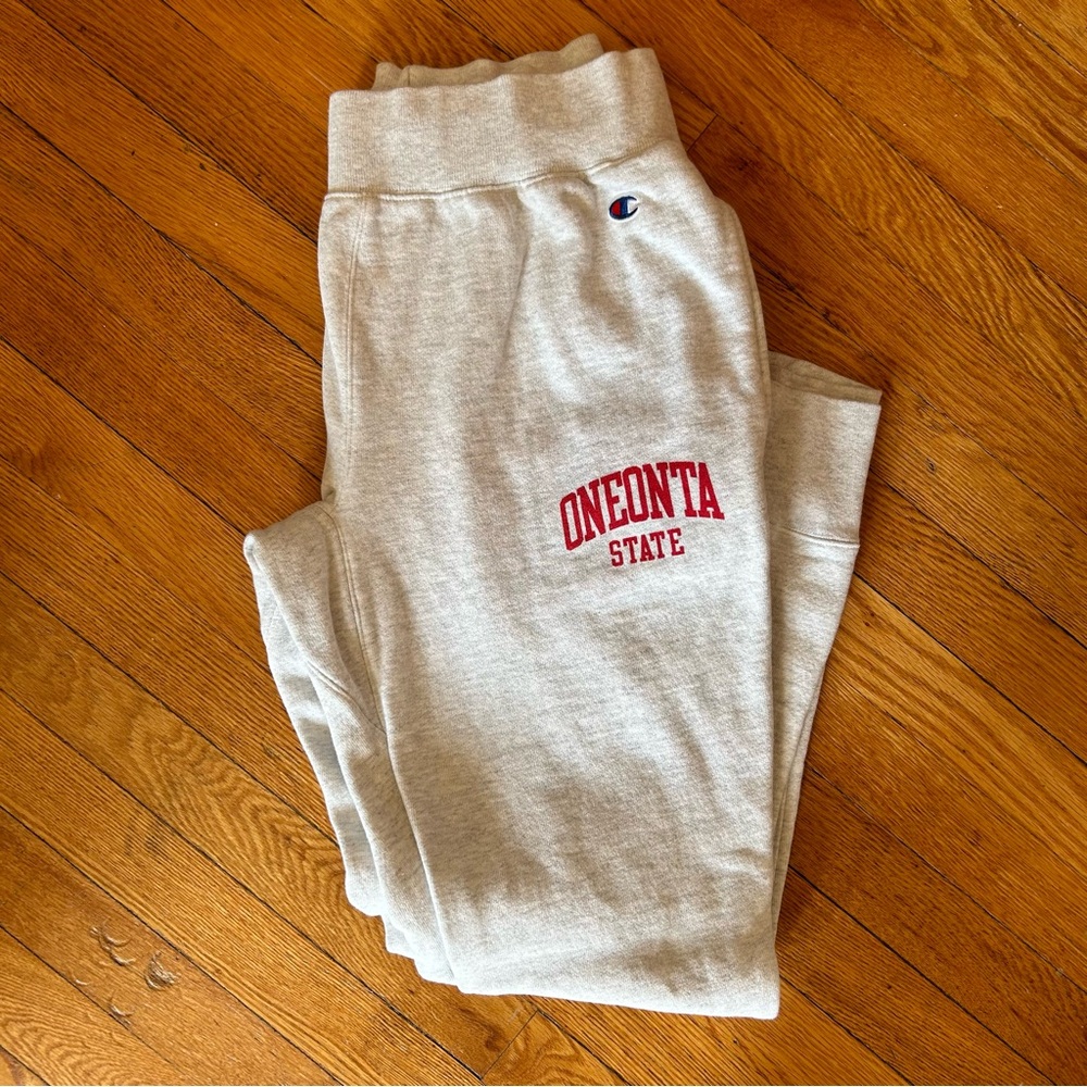 SUNY Oneonta State heather gray sweatpants